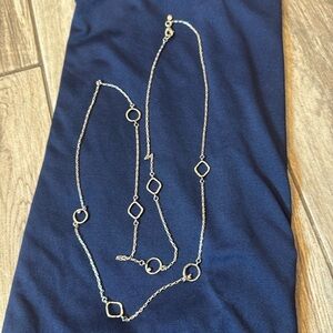 SILPADA Ring Around Rosy Necklace .925 Silver CZ N2334